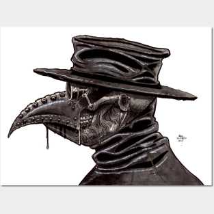 Plague Doctor Profile Posters and Art